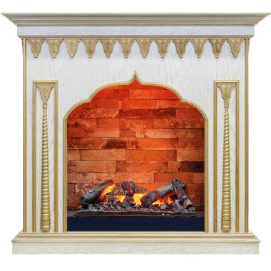 Портал Dimplex Abu-Dabi Cassette 600 белый дуб, патина золото &mdash; Умный климат - Красноярск