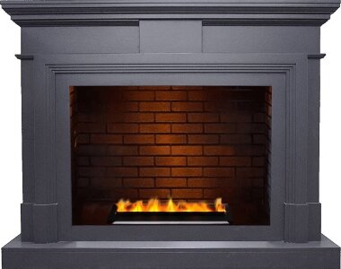 Каминокомплект Dimplex Coventry - Серый графит / Кирпич с очагом Cassette 400 LNH-INT PS (без дров) &mdash; Умный климат - Красноярск