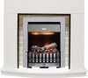 Каминокомплект Dimplex Montana - Белый с очагом Danville Chrome FB2 фото 1 — Умный климат - Красноярск