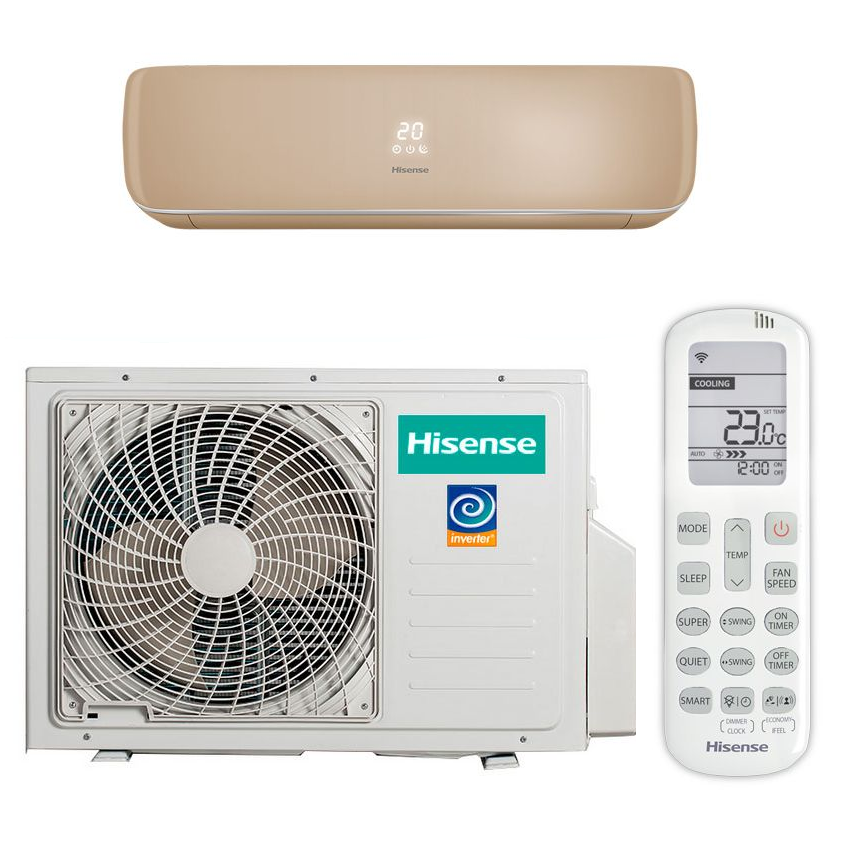 Hisense AS-13UW4RVETG01(C) Premium CHAMPAGNE сплит-система фото 1 — Умный климат - Красноярск