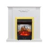 Каминокомплект Royal Flame Capri - Белое дерево делюкс с очагом Majestic FX M Brass фото 1 — Умный климат - Красноярск
