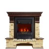 Каминокомплект Royal Flame Pierre Luxe - Темный дуб / Сланец с очагом Aspen Black фото 1 — Умный климат - Красноярск