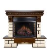 Каминокомплект Royal Flame Pierre Luxe LORD - Темный дуб / Белый с очагом Dioramic 28 LED FX фото 1 — Умный климат - Красноярск