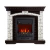 Каминокомплект Royal Flame Glasgow - Венге / Белый с очагом Aspen Black фото 1 — Умный климат - Красноярск