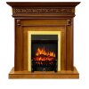 Каминокомплект Royal Flame Valletta - Орех с очагом Fobos FX Brass фото 1 — Умный климат - Красноярск