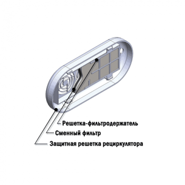 Кронт ФВС 260х90 (комплект 12 шт) - фильтр воздушный сменный — Умный климат - Красноярск
