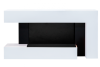 Каминокомплект Dimplex Futuro - Белый с черным с очагом Cassette 1000 (с дровами) фото 2 — Умный климат - Красноярск