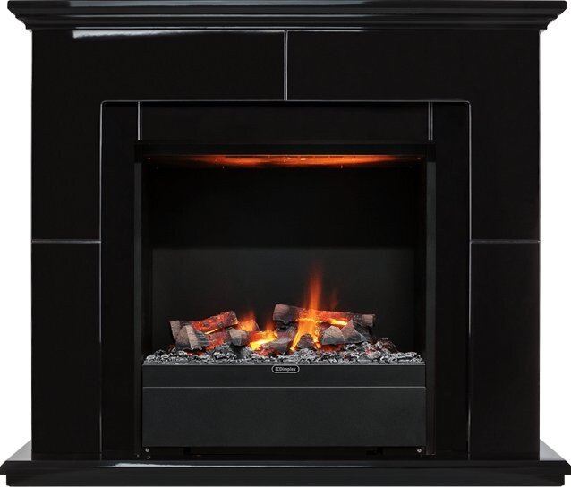Каминокомплект Dimplex Suite Black - Черный лак с очагом Albany фото 1 — Умный климат - Красноярск