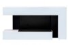 Каминокомплект Dimplex Futuro - Белый с черным с очагом Cassette 1000 PS (без дров) фото 3 — Умный климат - Красноярск