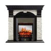 Каминокомплект Royal Flame Dublin - Венге / Сланец белый с очагом Fobos FX M Black фото 1 — Умный климат - Красноярск