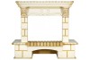 Каминокомплект Royal Flame Pierre Luxe - Шампань / Слонова кост с патиной очаг Dioramic 25 LED FX фото 2 — Умный климат - Красноярск