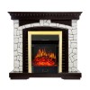 Каминокомплект Royal Flame Glasgow - Венге / Белый с очагом Majestic FX Brass фото 1 — Умный климат - Красноярск
