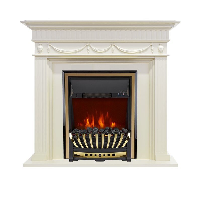 Каминокомплект Royal Flame Corfu - Слоновая кость с очагом Aspen Gold фото 1 — Умный климат - Красноярск