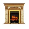 Каминокомплект Royal Flame Dublin -  Дуб / Сланец с очагом Fobos FX Brass фото 1 — Умный климат - Красноярск