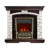Каминокомплект Royal Flame Glasgow - Темный дуб / Белый с очагом Aspen Gold фото 1 — Умный климат - Красноярск