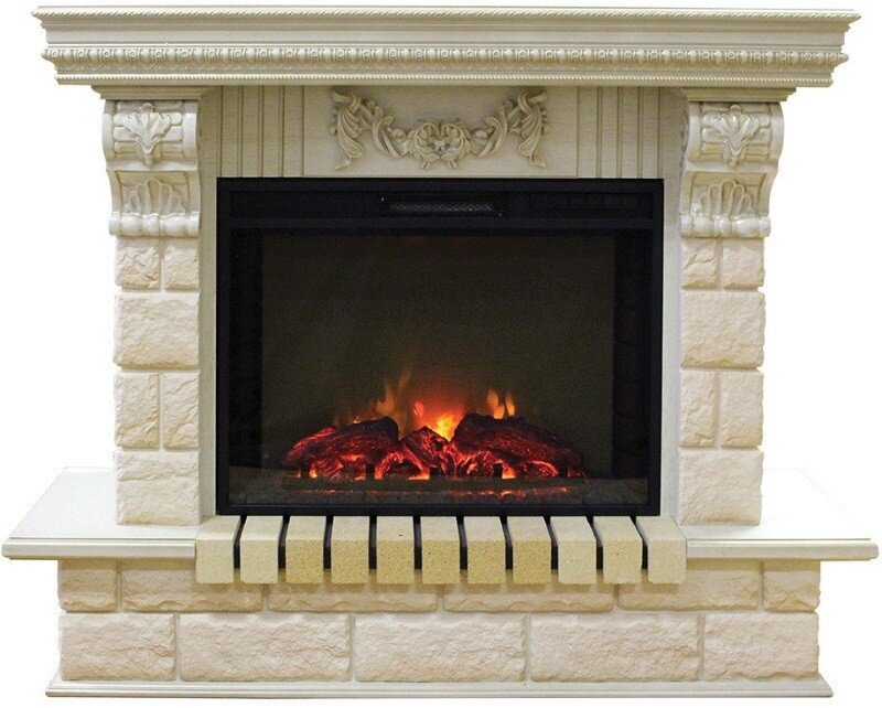Камин электрический RealFlame Gracia 25'5  WT с Sparta 25,5 фото 1 — Умный климат - Красноярск