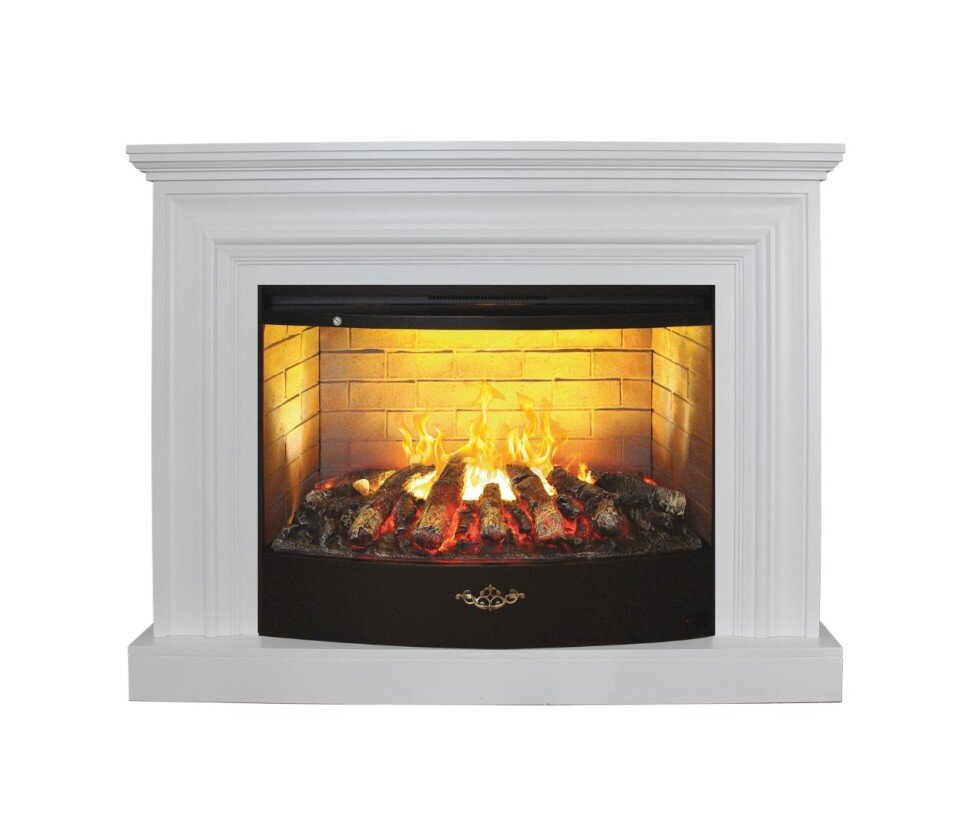 Камин электрический RealFlame WESTON 33 WT с FireStar 33 3D фото 1 — Умный климат - Красноярск