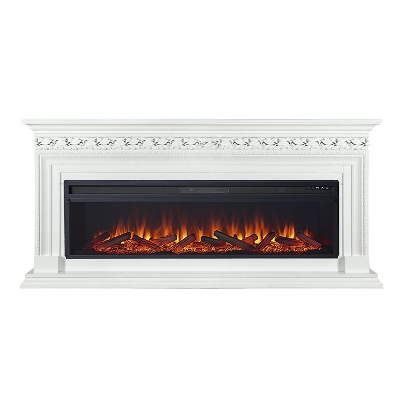 Каминокомплект Royal Flame Valletta 60 - Белый с очагом Vision 60 LOG LED фото 1 — Умный климат - Красноярск