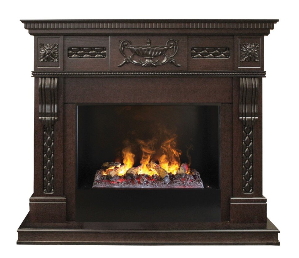 Камин электрический RealFlame Corsica Lux AO 3D Cassette 630 + Black вставка фото 1 — Умный климат - Красноярск