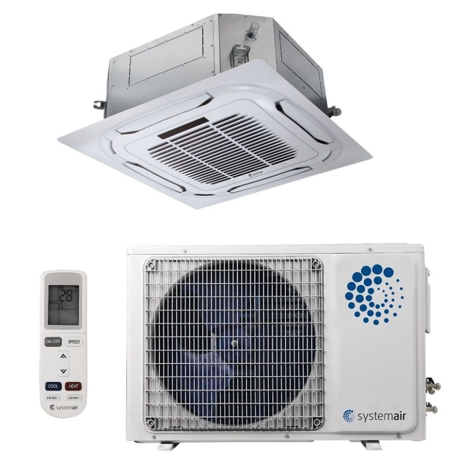 Systemair Sysplit Simple Cassette 36 HP R кассетный кондиционер фото 1 — Умный климат - Красноярск