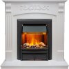 Каминокомплект Dimplex Sorrento - Белый дуб с очагом Brookline Black фото 1 — Умный климат - Красноярск