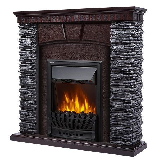 Портал Firelight Porto Classic сланец чёрный венге фото 1 &mdash; Умный климат - Красноярск