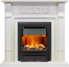 Каминокомплект Dimplex Venice - Фактурный белый с очагом Brookline Black фото 1 — Умный климат - Красноярск