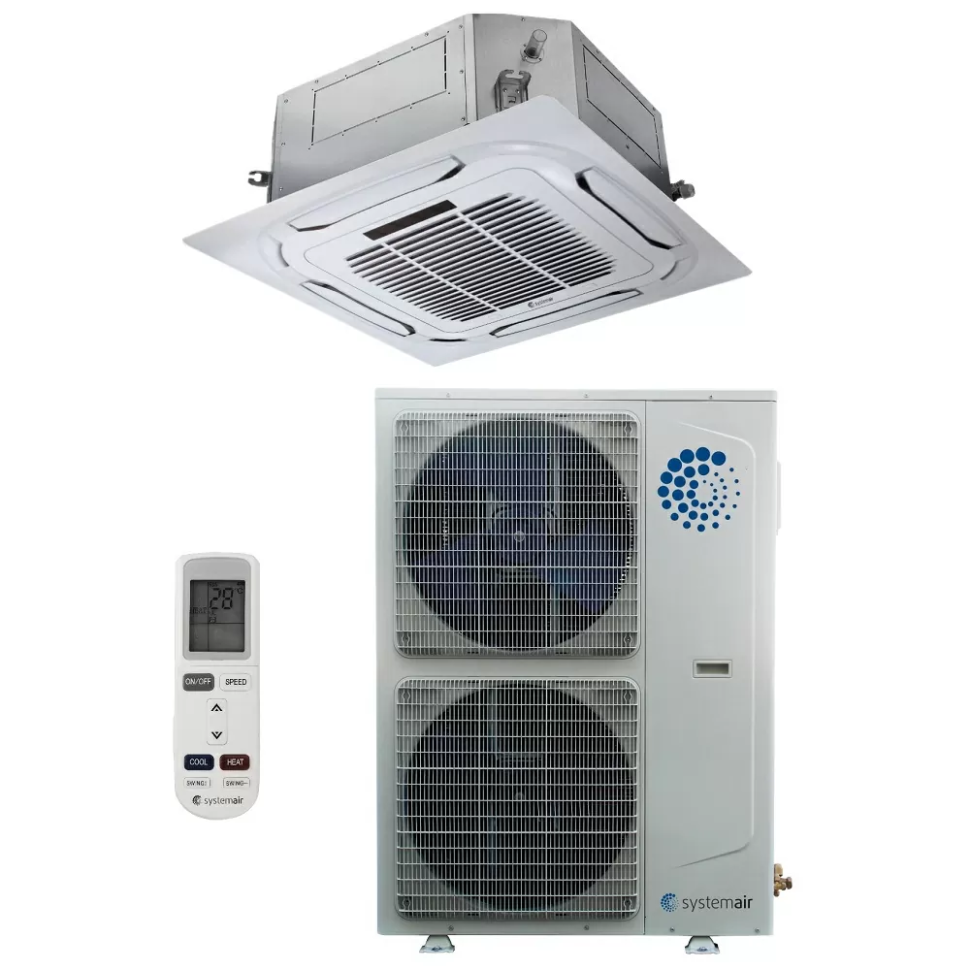 Systemair Sysplit Simple Cassette 60 HP R кассетный кондиционер фото 1 — Умный климат - Красноярск