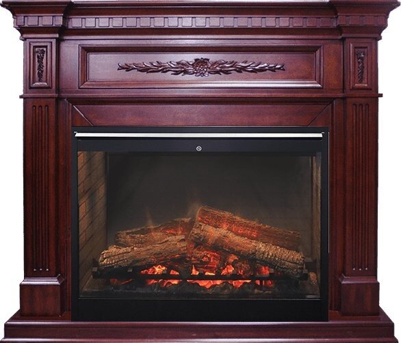 Каминокомплект Dimplex Luxemburg - Темная вишня с очагом Symphony 30'' DF3020-INT фото 1 — Умный климат - Красноярск