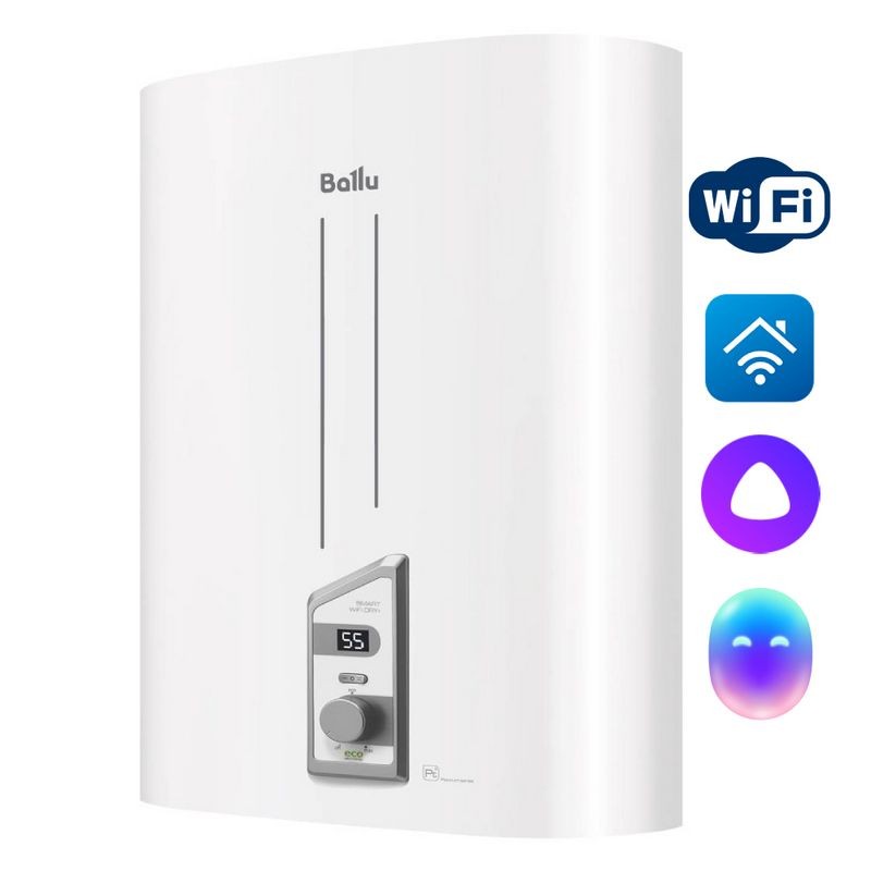 Водонагреватель Ballu BWH/S 30 Smart WiFi DRY+ фото 1 — Умный климат - Красноярск