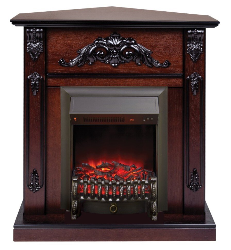 Камин электрический RealFlame Anita Corner (угловой) AO с Fobos Lux S BL фото 1 — Умный климат - Красноярск