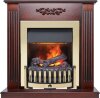 Каминокомплект Dimplex Lumsden - Махагон коричневый антик с очагом Danville Brass FB2 фото 1 — Умный климат - Красноярск