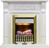 Каминокомплект Dimplex Venice - Фактурный белый с очагом Danville Antique Brass FB2 фото 1 — Умный климат - Красноярск