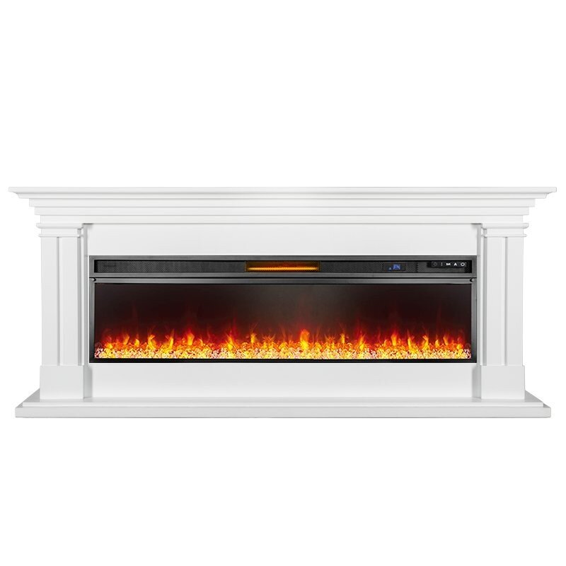 Каминокомплект Royal Flame Lyon 60 - Белый с очагом Vision 60 LED фото 1 — Умный климат - Красноярск