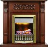Каминокомплект Dimplex Venice - Махагон коричневый антик с очагом Danville Antique Brass FB2 фото 1 — Умный климат - Красноярск