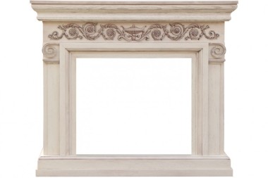 Каминокомплект Royal Flame Athena - Слоновая кость с патиной с очагом Vision 23 LED FX — Умный климат - Красноярск