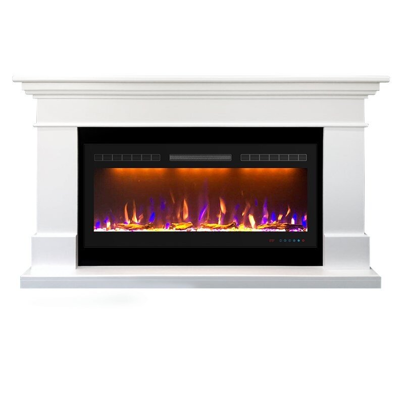 Каминокомплект Royal Flame California 36/40 - Белый с очагом Crystal 40 RF фото 1 — Умный климат - Красноярск