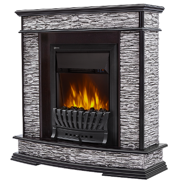 Портал Firelight Scala Classic сланец скалистый серый, шпон венге — Умный климат - Красноярск