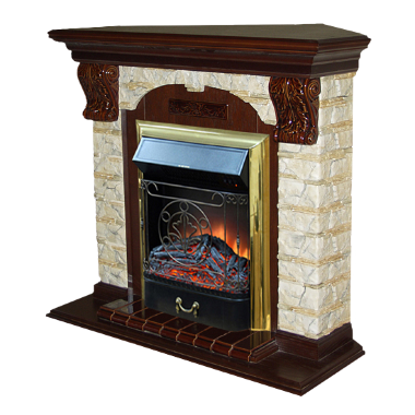 Электрокамин Гленрич Арочный угловой &mdash; Умный климат - Красноярск