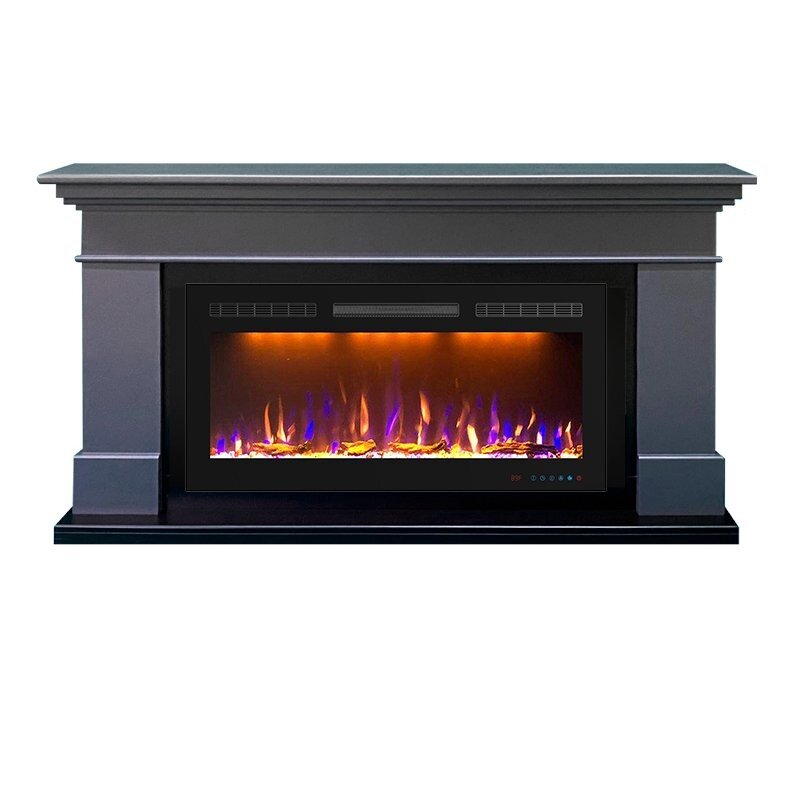 Каминокомплект Royal Flame California Graphite Grey 36/40 - Серый графит с очагом Crystal 36 RF фото 1 — Умный климат - Красноярск