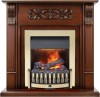 Каминокомплект Dimplex Venice - Махагон коричневый антик с очагом Danville Brass FB2 фото 1 — Умный климат - Красноярск