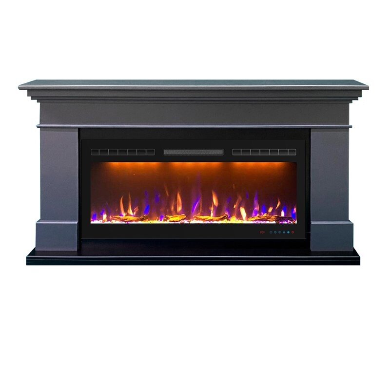 Каминокомплект Royal Flame California Graphite Grey 36/40 - Серый графит с очагом Crystal 40 RF фото 1 — Умный климат - Красноярск