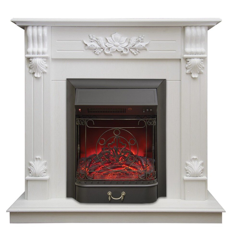 Камин электрический RealFlame Ottawa WT с Majestic Lux S BL фото 1 — Умный климат - Красноярск