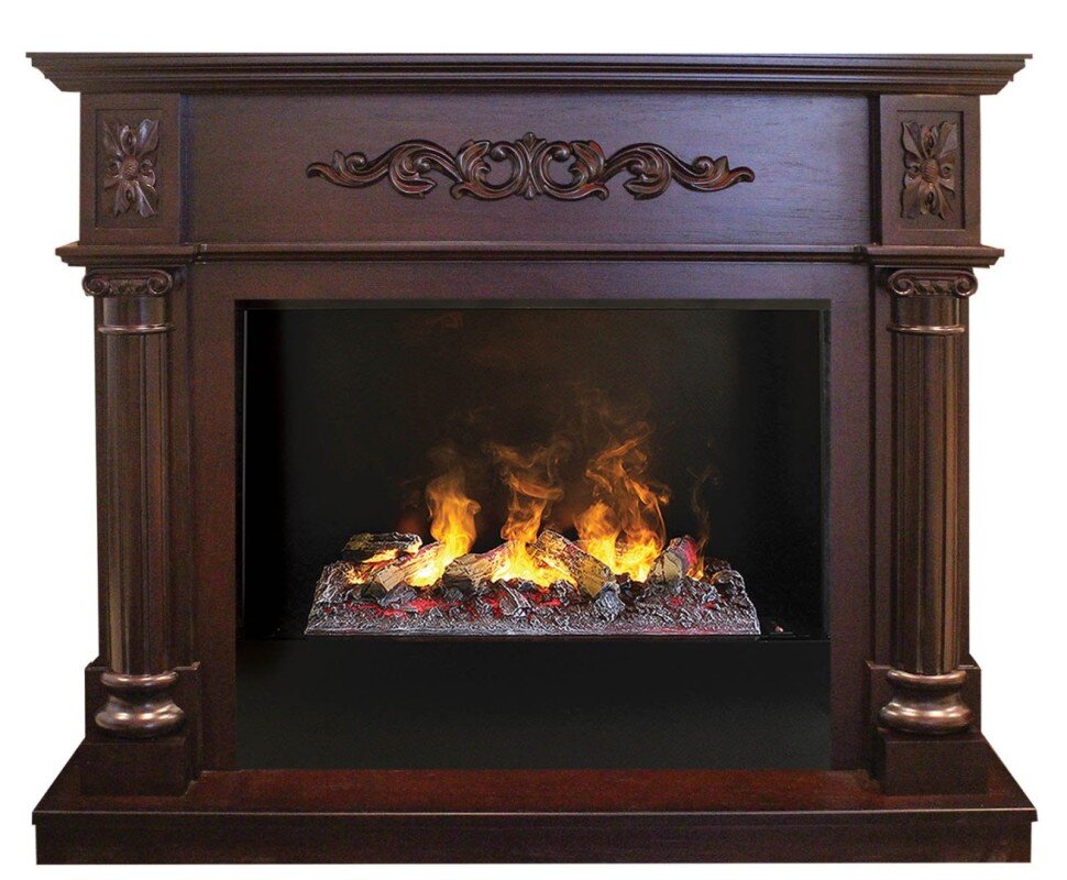 Камин электрический RealFlame Silvia 26 AO 3D Cassette 630 + Black вставка фото 1 — Умный климат - Красноярск