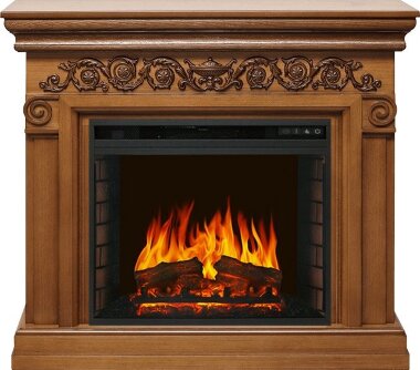 Каминокомплект Royal Flame Athena - Дуб с очагом Vision 23 EF LED FX — Умный климат - Красноярск