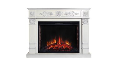 Камин электрический RealFlame Leonardo 33 WT с очагом Epsilon 33 S — Умный климат - Красноярск