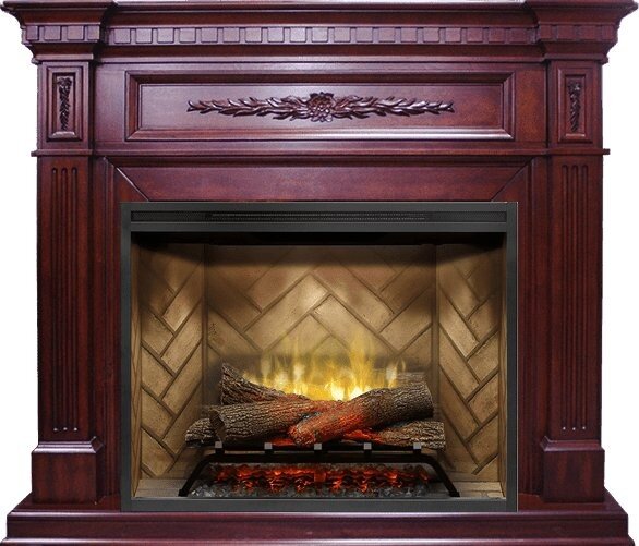 Каминокомплект Royal Flame Luxemburg - Темная вишня с очагом Revillusion RBF30 фото 1 — Умный климат - Красноярск